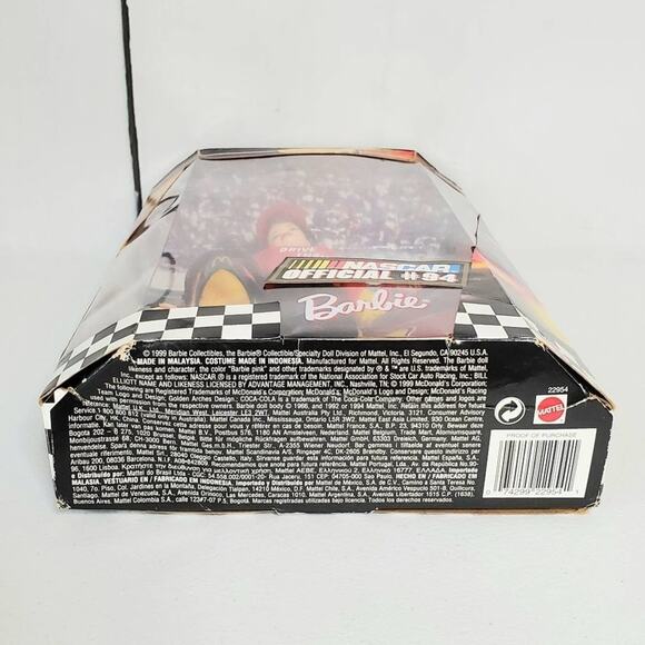 Mattel NASCAR Official #94 McDonalds 1999 Collector Barbie Doll - Picture 9 of 12